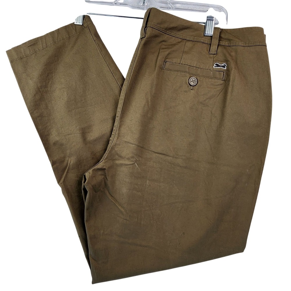 Le Tigre 18 Brown Chino Pants Straight Leg Workwear Casual Classic Preppy